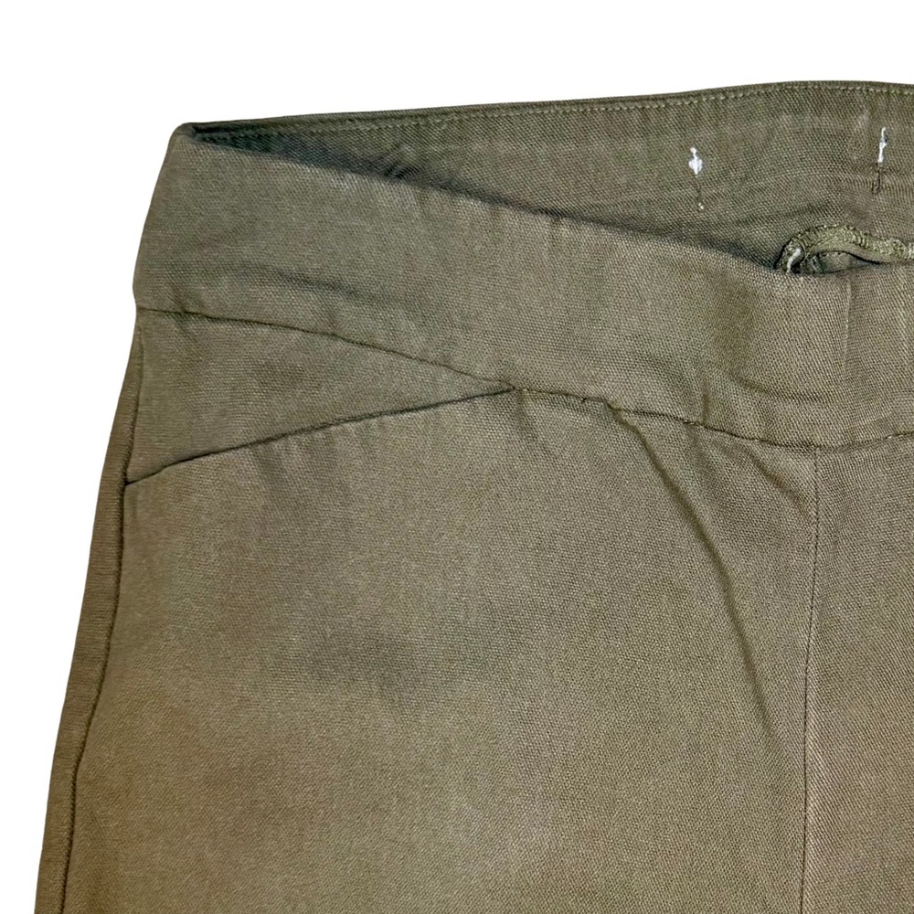 Olive Green High Waisted Skinny Pants | Size Medium - Picture 7 of 7